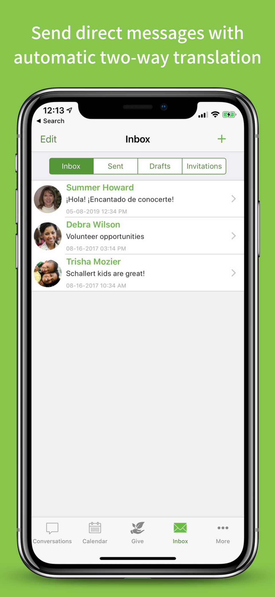 screenshot of Livingtree Engage